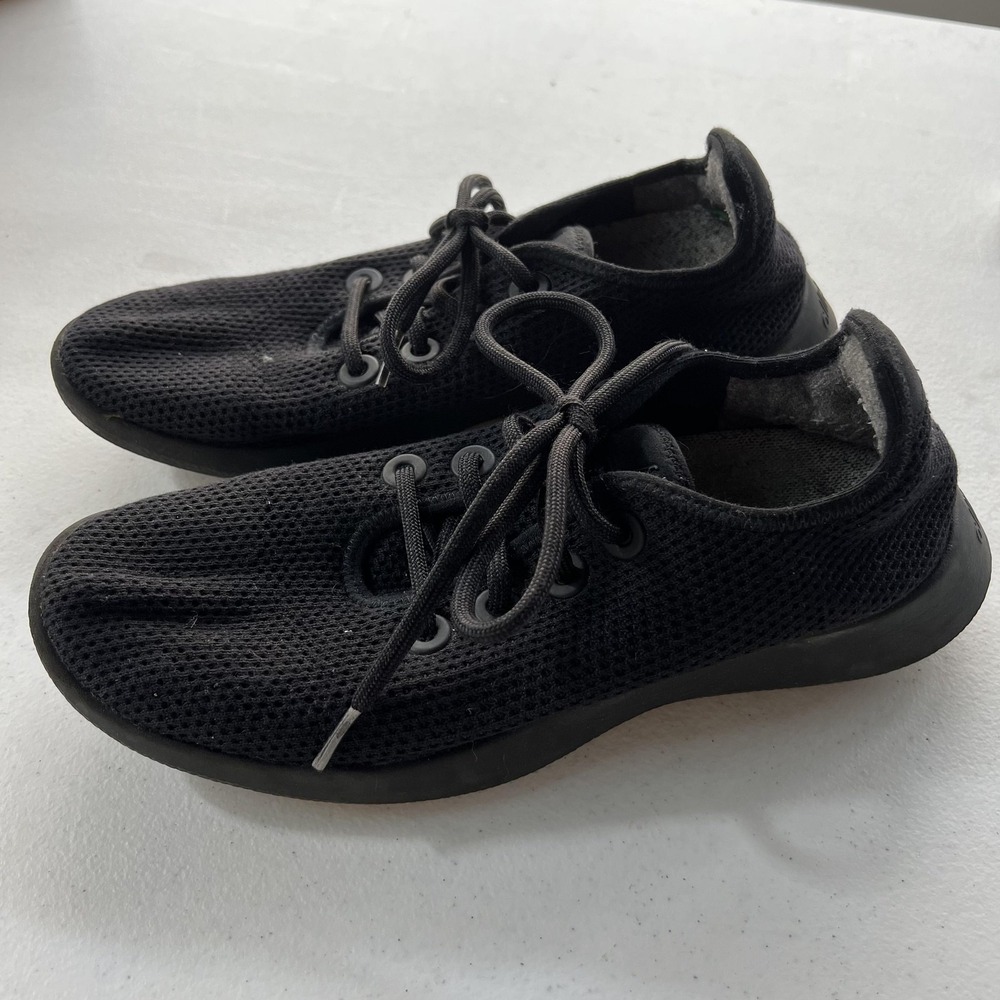 Allbirds TR Shoes Womens Size 10 Black Mesh Lace Up Athletic‎ Sneakers Running